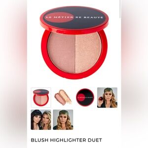 LE METIER DE BEAUTE blush highlighter duo  brand new in box